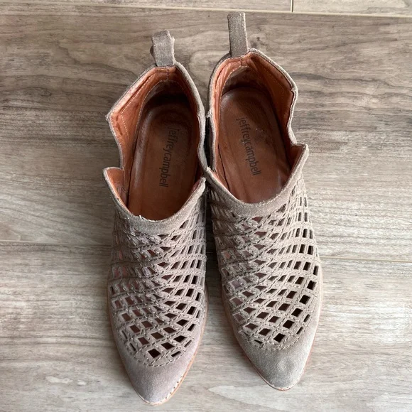 Jeffrey Campbell Shoes Jeffrey Campbell Booties Suede Diamond